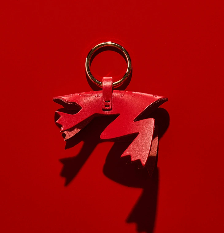 Ballerina in pelle vista suola e tomaia